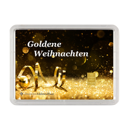1 g Goldbarren „Goldene Weihnachten“