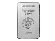 250 g Barren Silber
